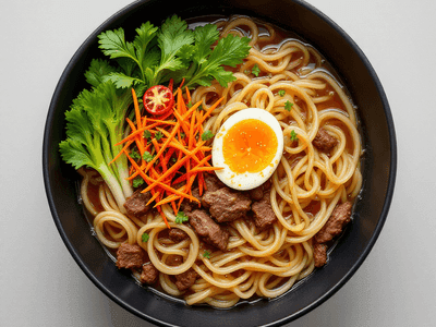 Beef Rice Noodle Soup